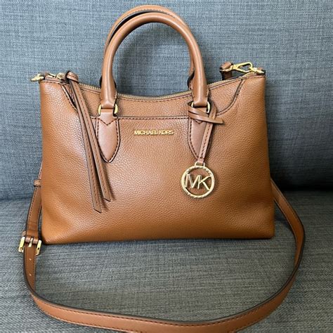 michael kors austen small satchel|michael kors opened satchel purse.